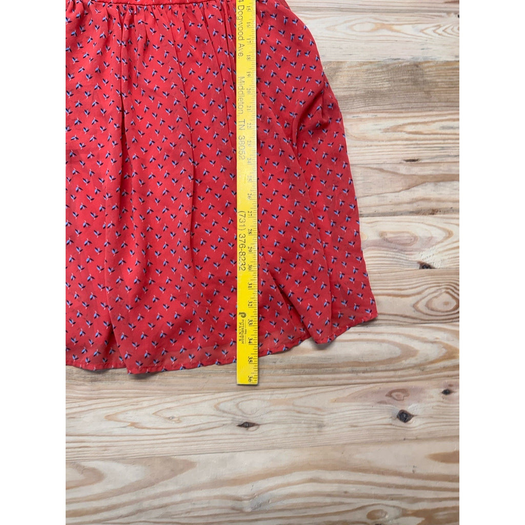 Maurices Coral Sleeveless Dress Juniors Size 5/6 Pockets