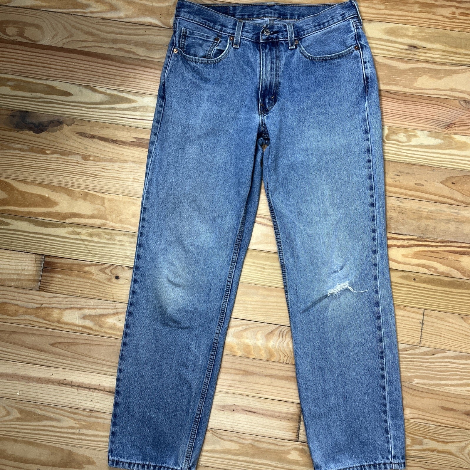 Levi's 550 Jeans Men's 32x32 Blue Relaxed Medium Wash Straight USA Denim