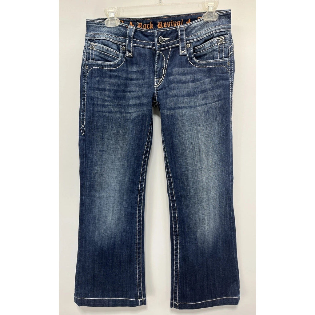 Rock Revival Scarlett Wide Leg Jeans Size 29