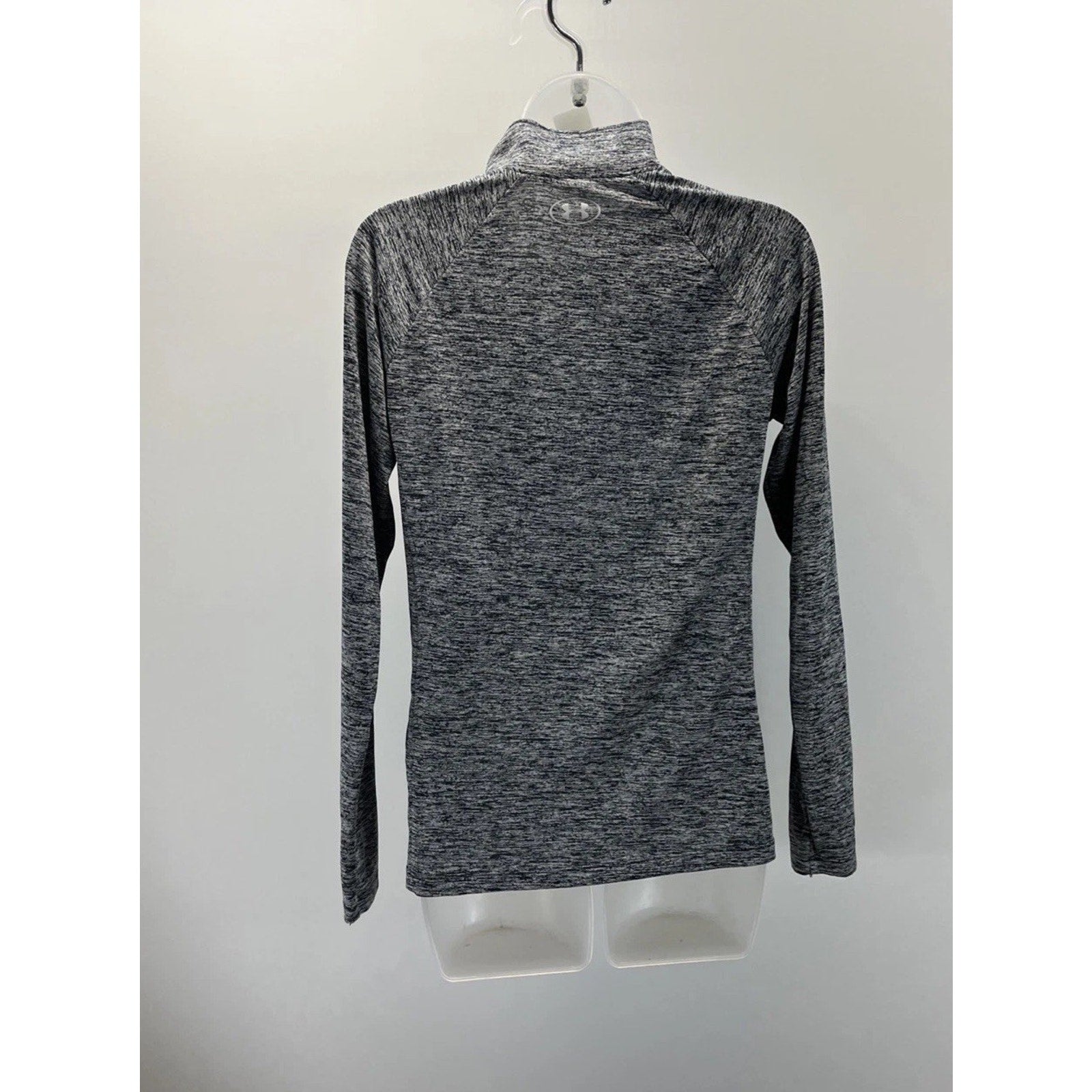 Under Armour Tech 1/2 Zip Twist Pullover Womens Size M Gray Long Sleeve Light