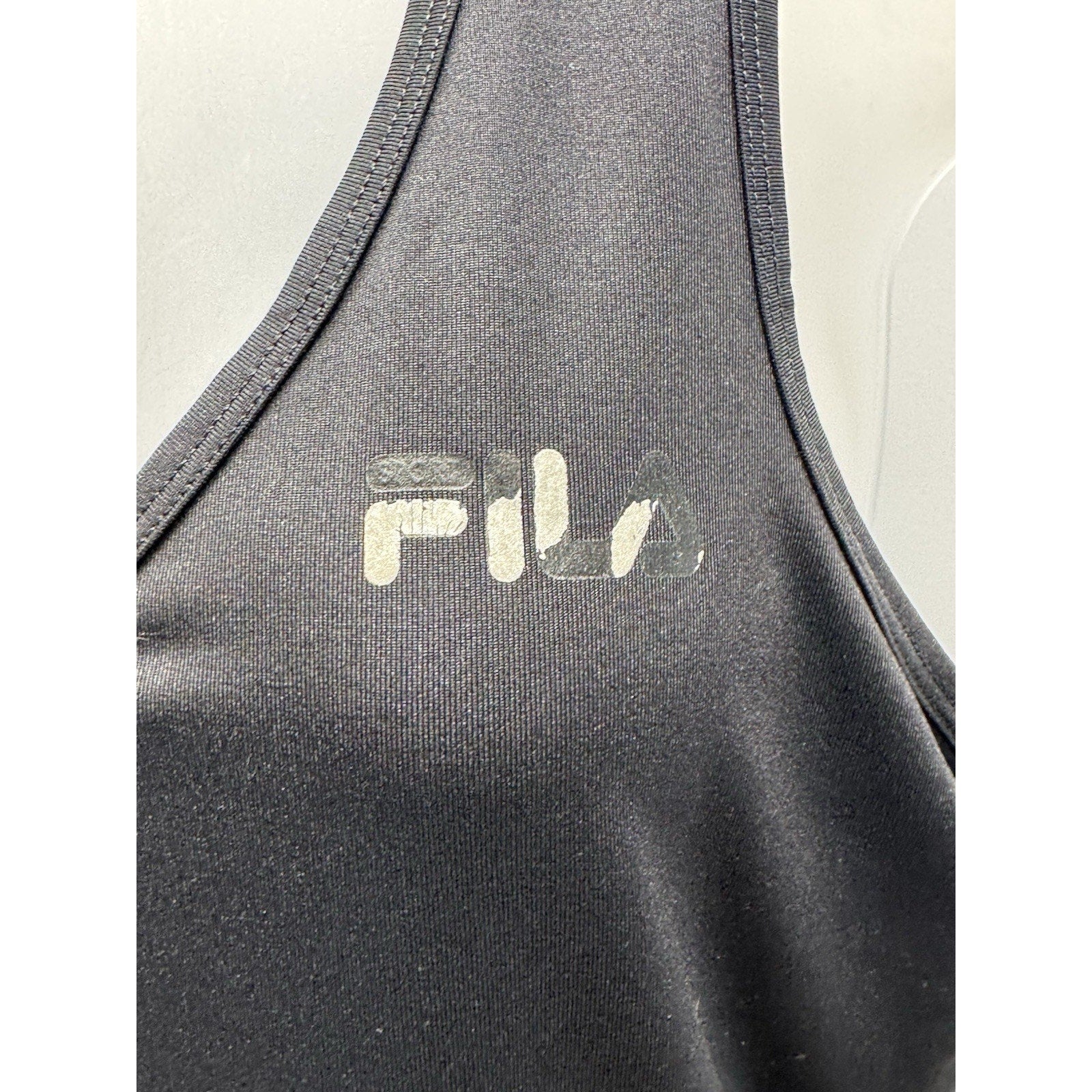 Women's Athletic Performance Tank-top FILA Black Size Large