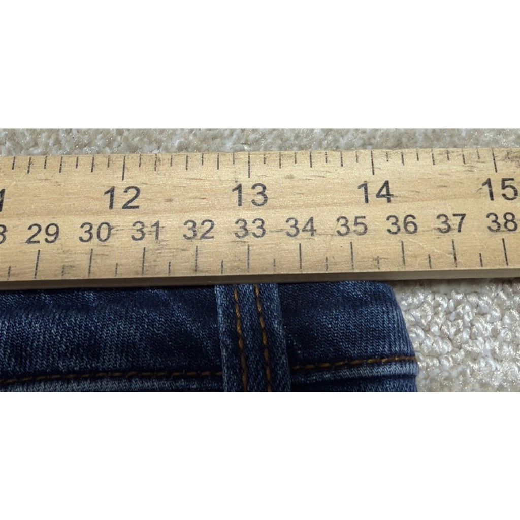 Talbots Straight Leg Jean Curvy 5 Pocket Blue Size 2P 27x27 Stretch