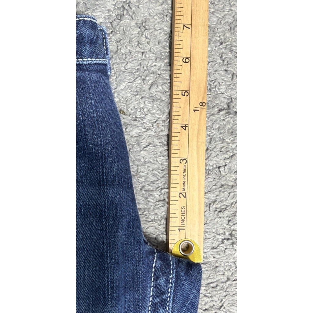 D9 District 9 Women's Blue Denim Turner Boot Cut Jeans 25x30 Western Workwear