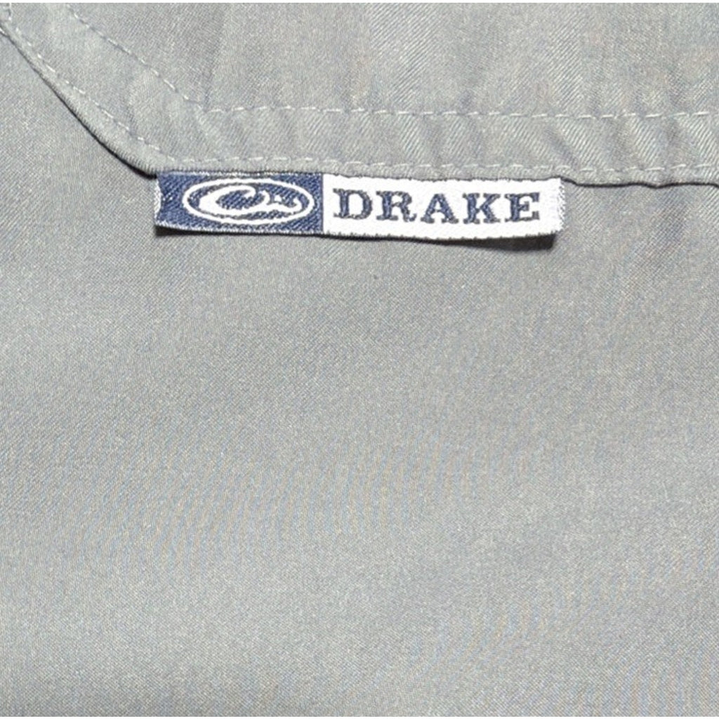 Drake Waterfowl Systems Shirt Men’s Size 2X Gray Vented Hunting Fishing Outdoors