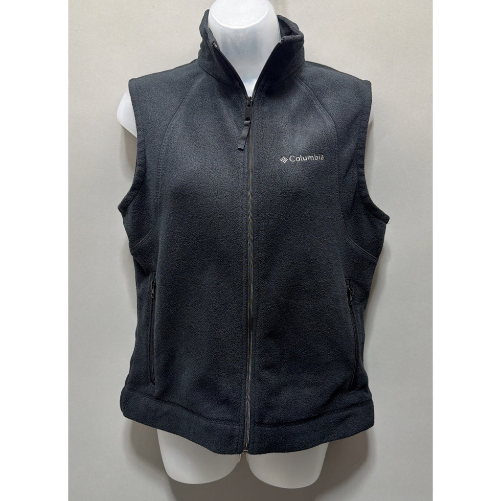 Columbia Sportswear Company Size S Charcoal Grey Women's Fleece Vest