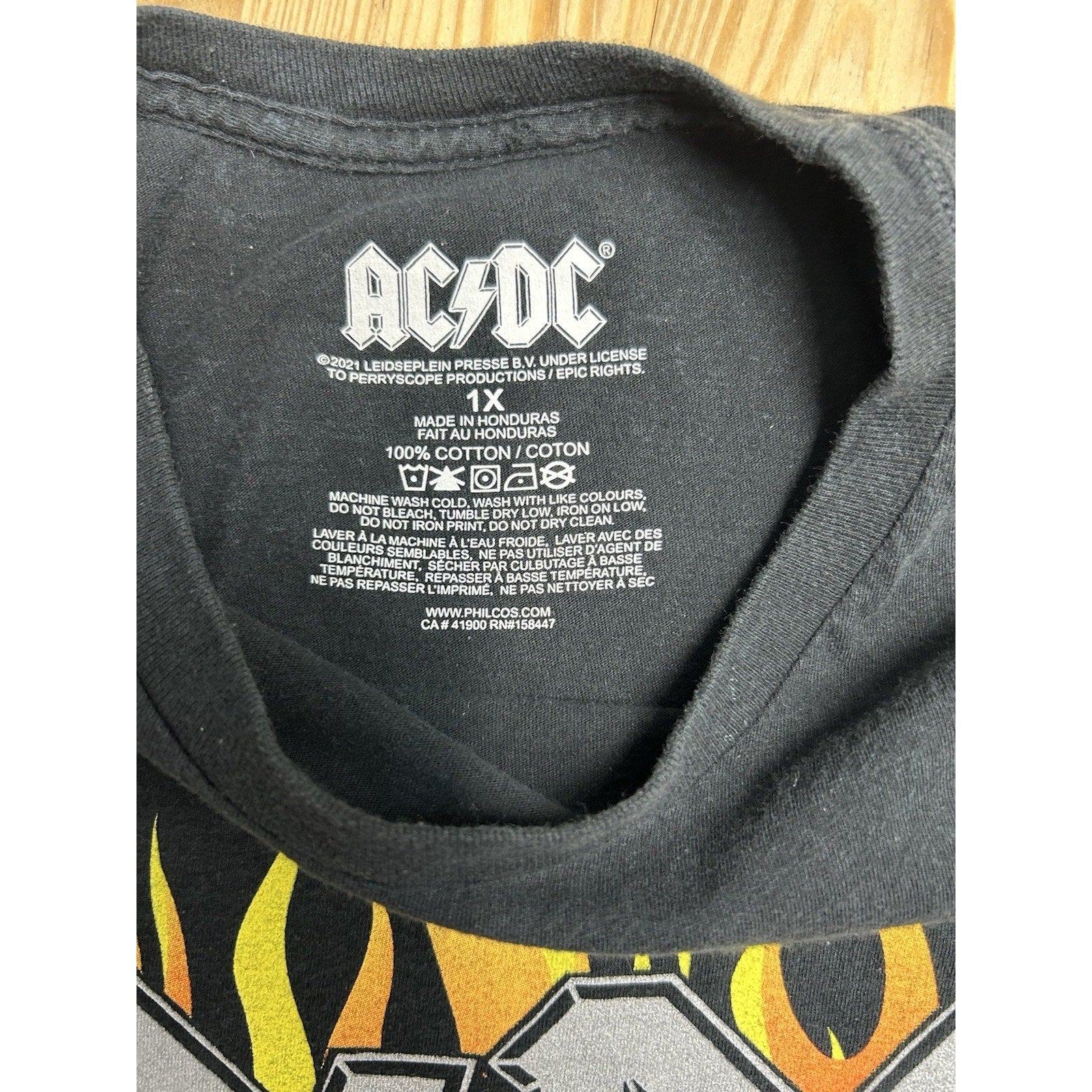 AC/DC - “Highway To Hell” - 2021 Black Shirt - XL.