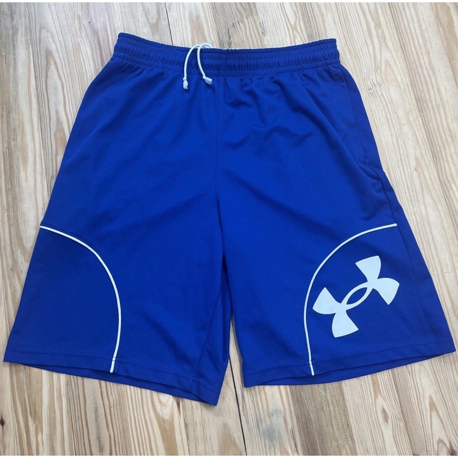 Men’s Under Armour Baseline 10” Court Shorts Blue, Size L