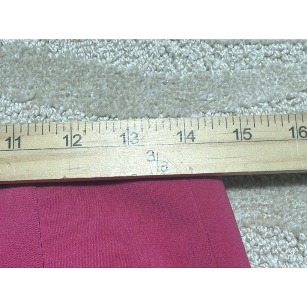 Le Suit Women's Pink Lined Knee Length Straight Pencil Skirt Size 8 Y2K
