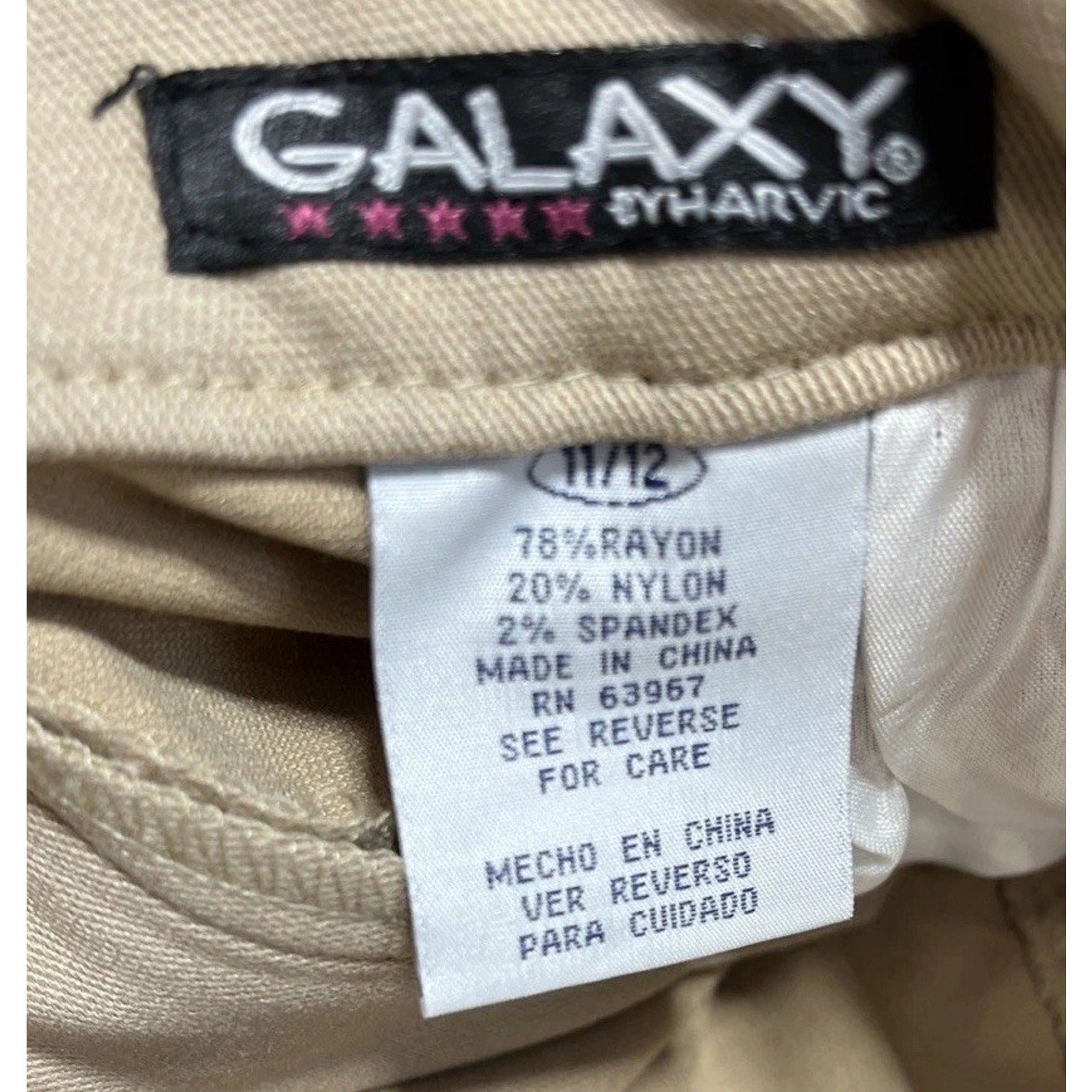 Galaxy By Harvic Women’s Super Stretchy Slim Fit Straight Leg Ponte Pants 11/12