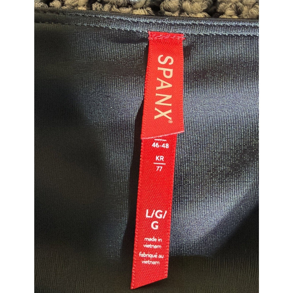 Spanx Womens Velvet Velour High Rise Shaping Leggings, Black, Size Large NWT