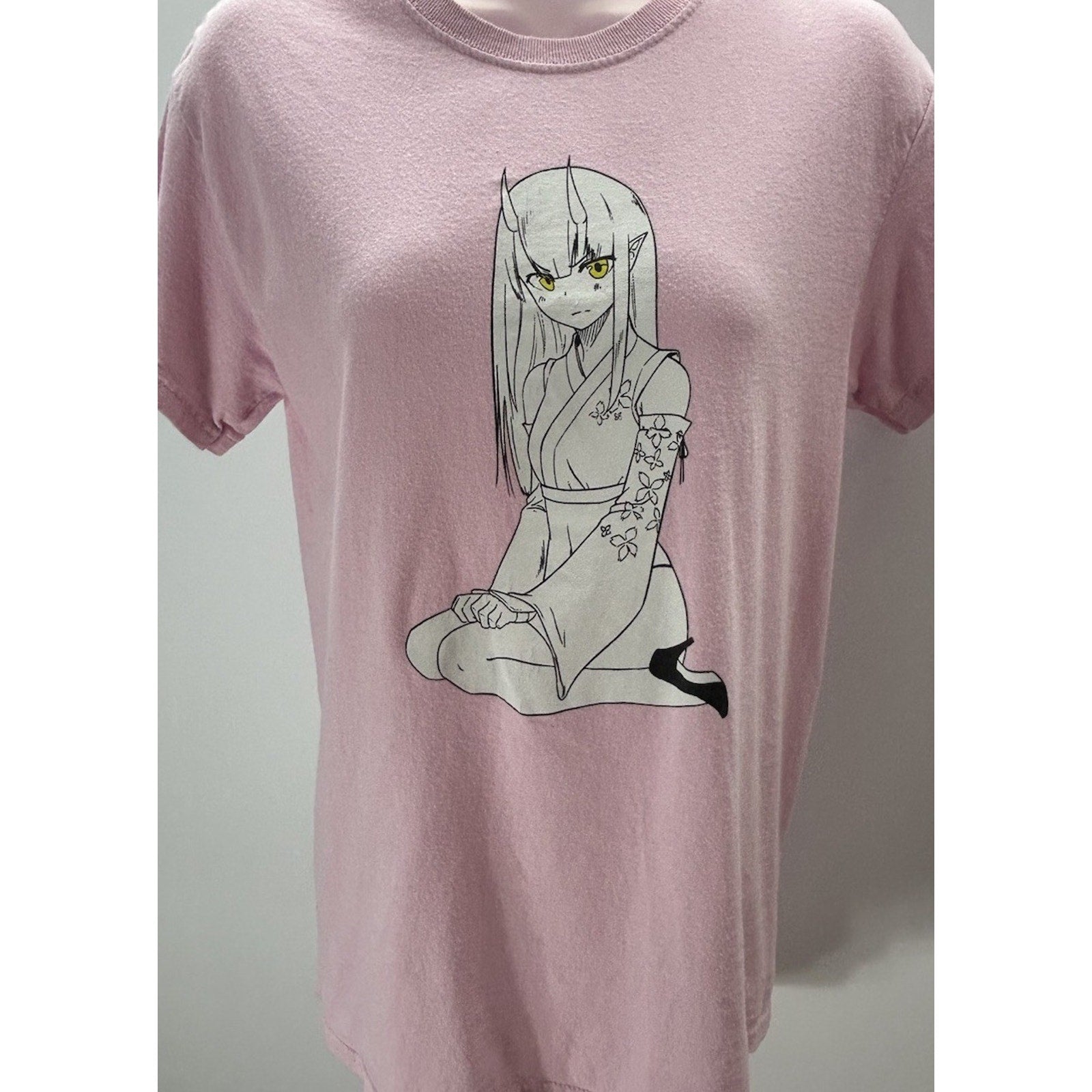 Lewd Complex - Love Yueri Pink T-Shirt - Small.