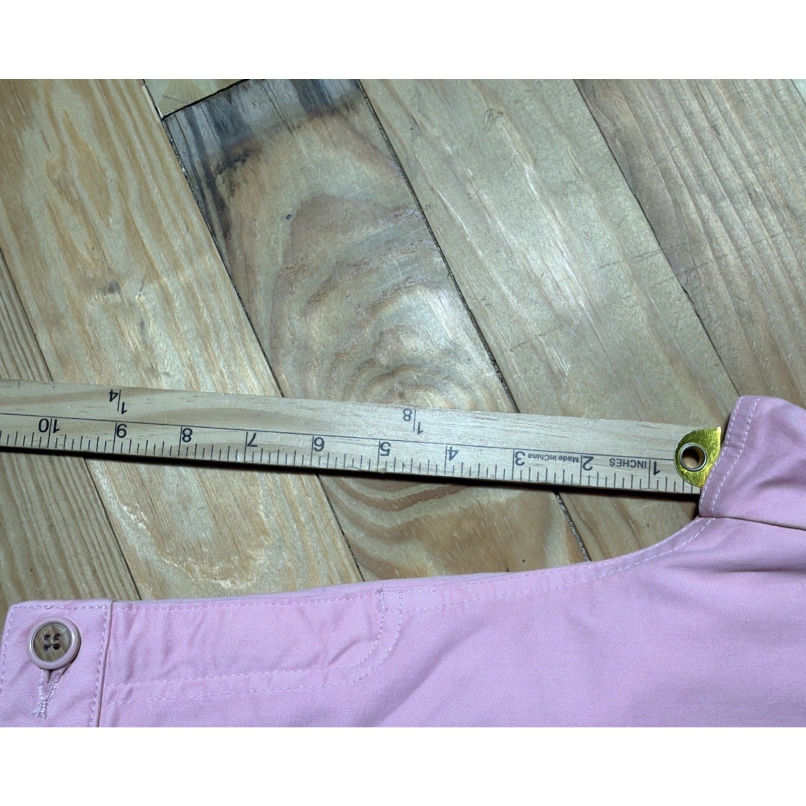 Joules Women Hesford Slim Chinos- Pink Size 6 Mid Rise Stretch