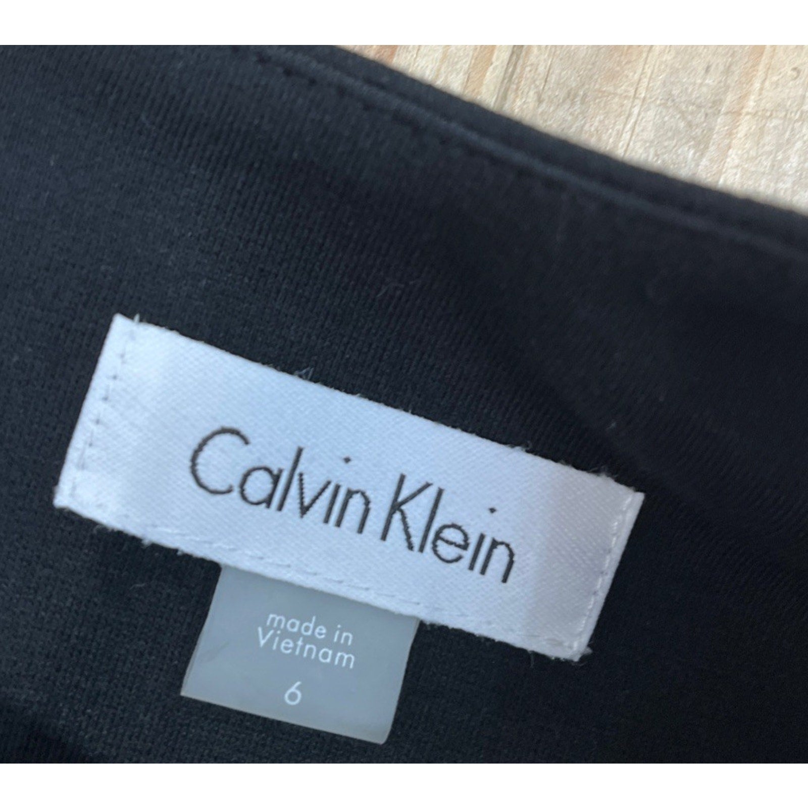 Calvin Klein Women's Striped-Hem A-Line Zip Up Dress Size 6