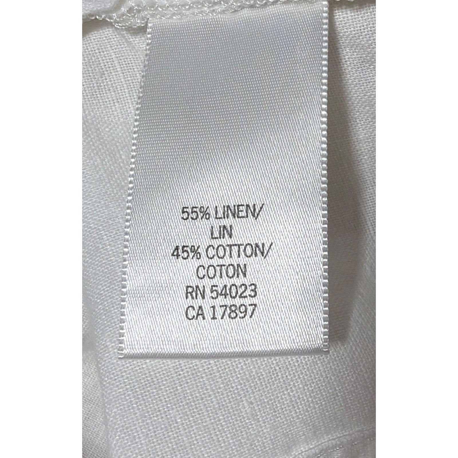 Banana Republic Martin Fit Linen Blend Belted Pants White Size 4 Beach Summer