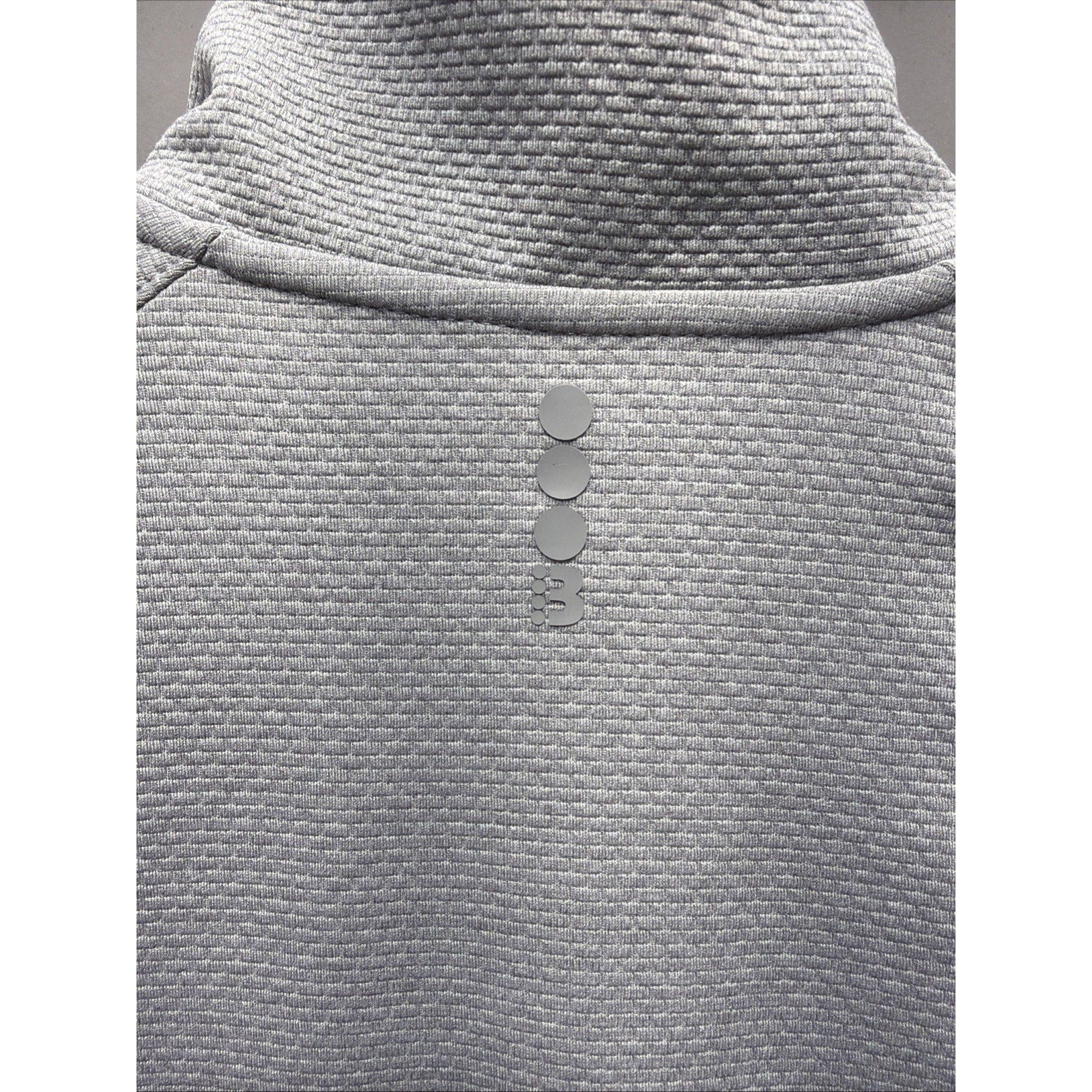 Bench Urbanwear Jacket Men L Gray Full Zip Moisture Wicking Activewear Athletic