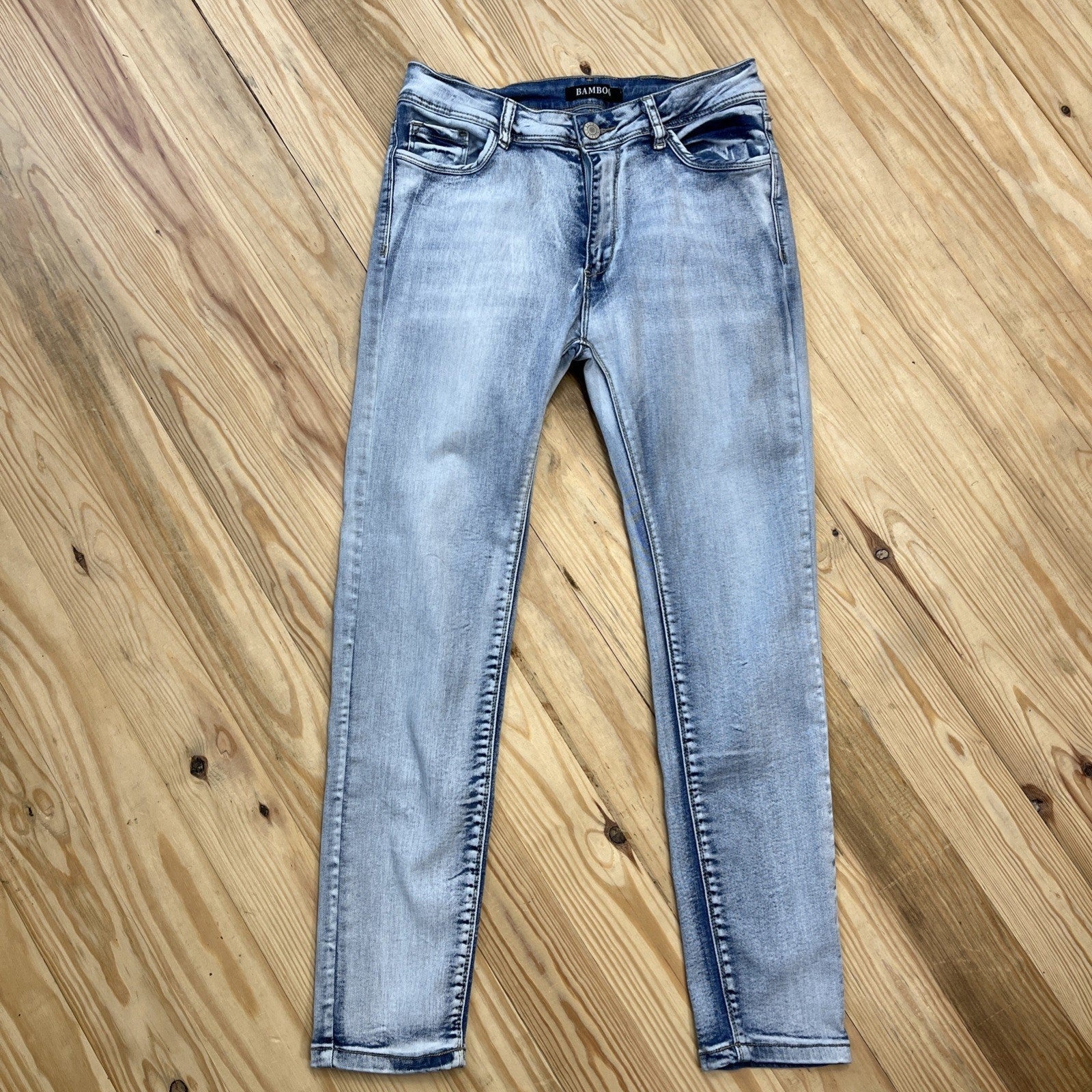 Bamboo Skinny Blue Denim Jeans Juniors 13 Light Blue
