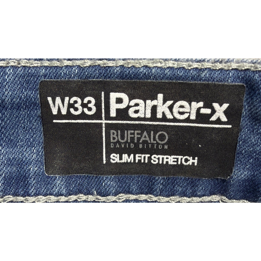 Buffalo David Bitton Men's 10" Parker X Slim Fit Stretch Denim Jean Shorts 33