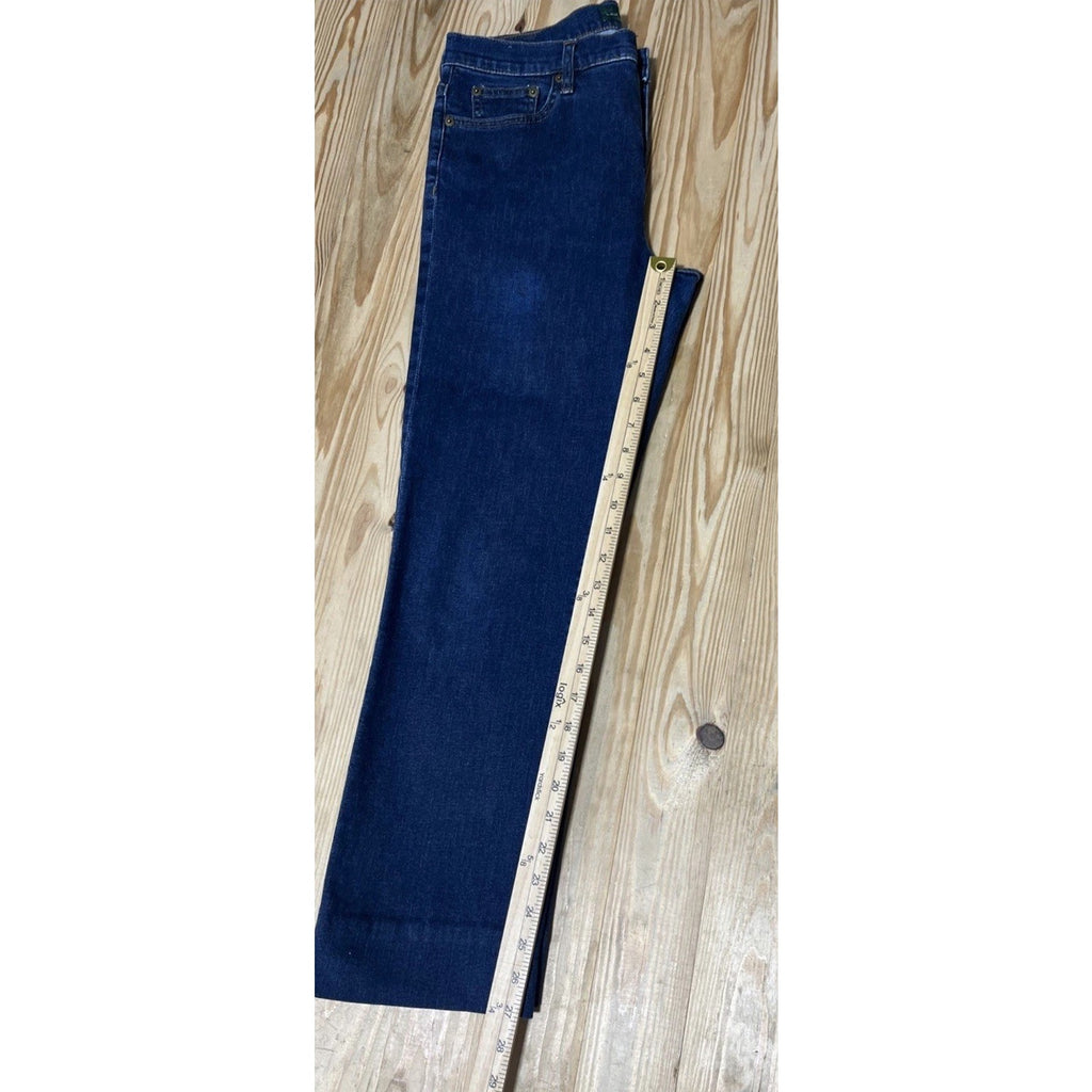 Lauren Ralph Lauren Classic Straight Leg Jeans High Rise Women 10 Hemmed 32x27