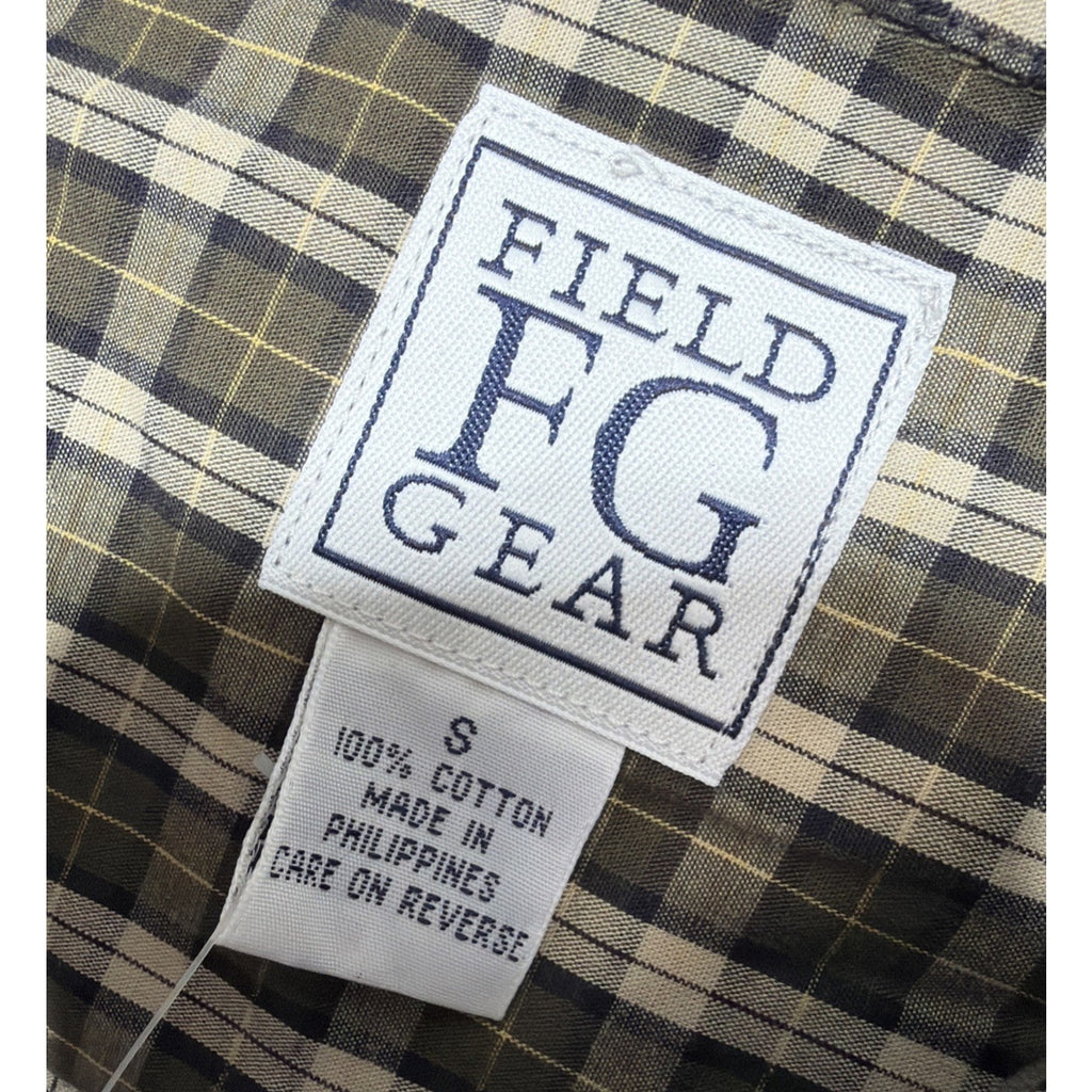 Field Gear Button Up Shirt Mens Small Green Camping Hiking Workwear Outdoor New