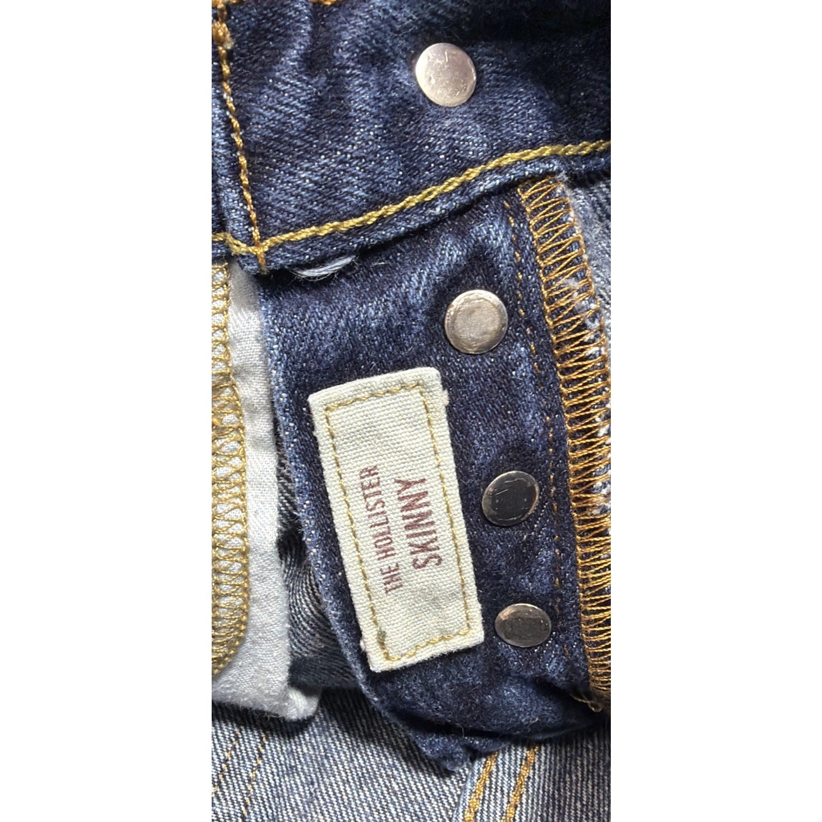 Hollister Denim Jeans The Hollister Skinny Button Fly Jeans Mens 29x32