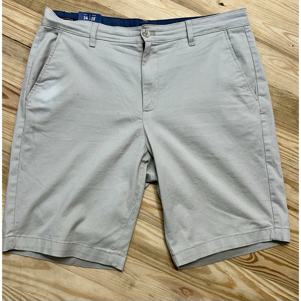 Nautica Flex Shorts Mens 34 Flat Front Classic Fit Clipper Short NWT.