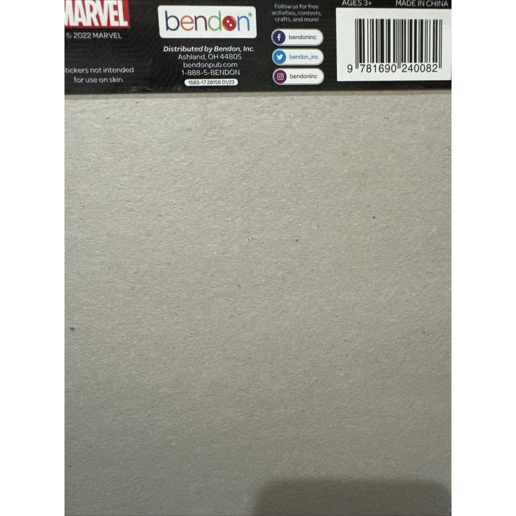 Black Panther Wakanda Forever Create-A-Scene Sticker Pad Marvel Bendon 2022