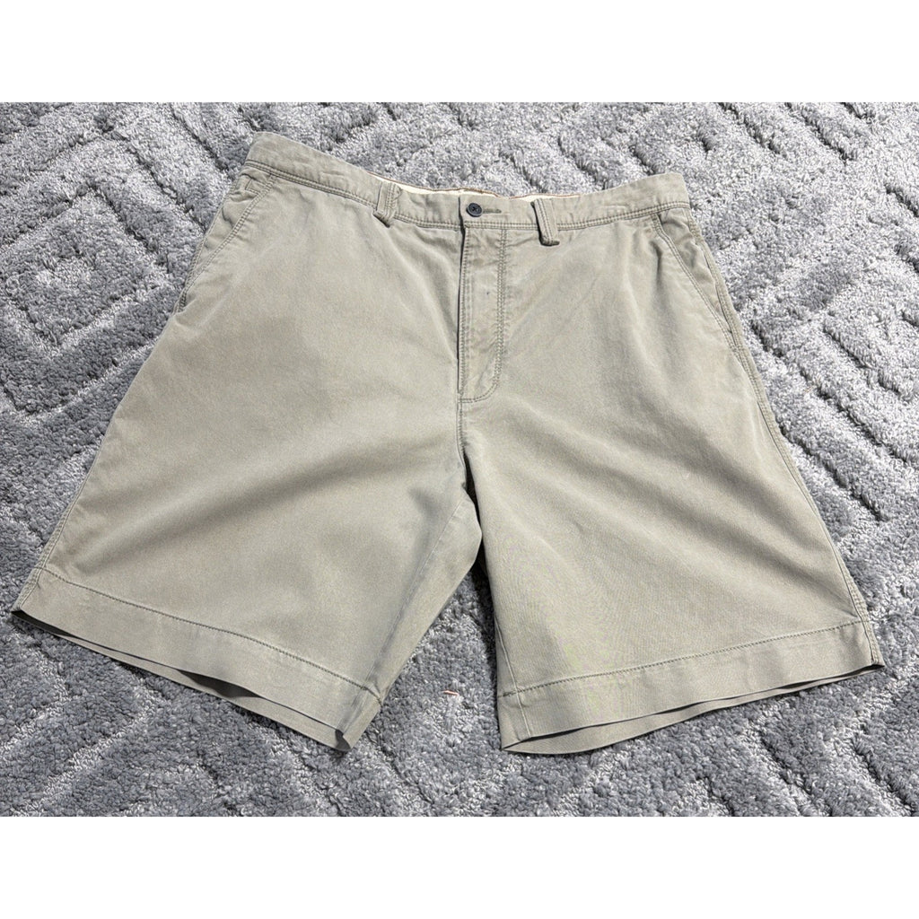 Tommy Bahama Khaki Beige Chinos Walking Beach Shorts Men Size 34