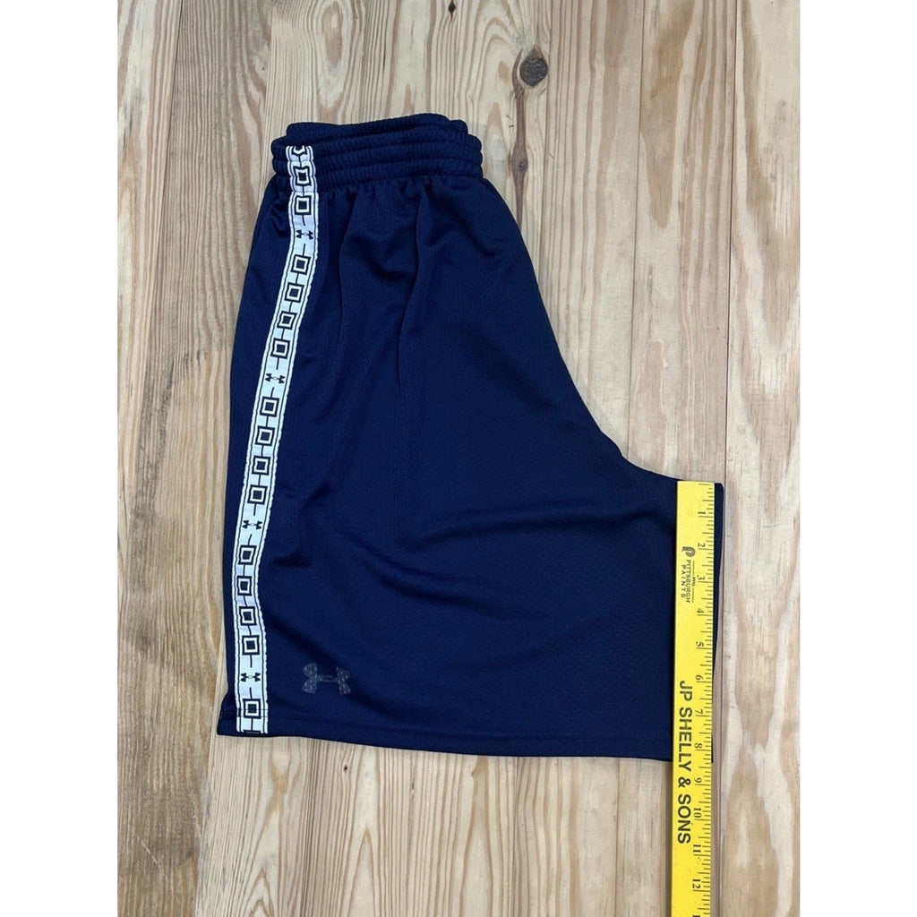Under Armour Shorts Men L Blue Outdoor Sweat Preppy Athletic Casual Mens