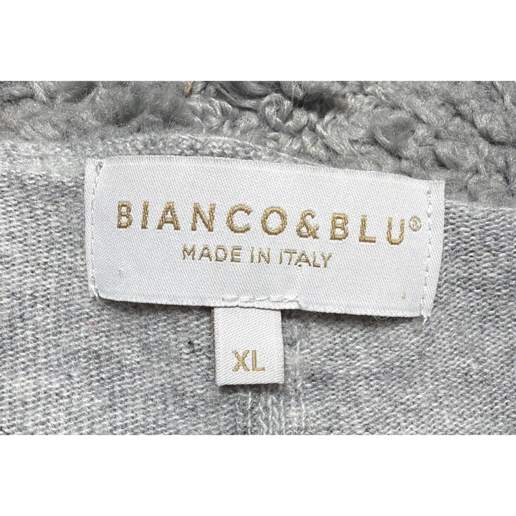 Bianco & blu made in Italy cashmere silk wool blend V Neck Sweater