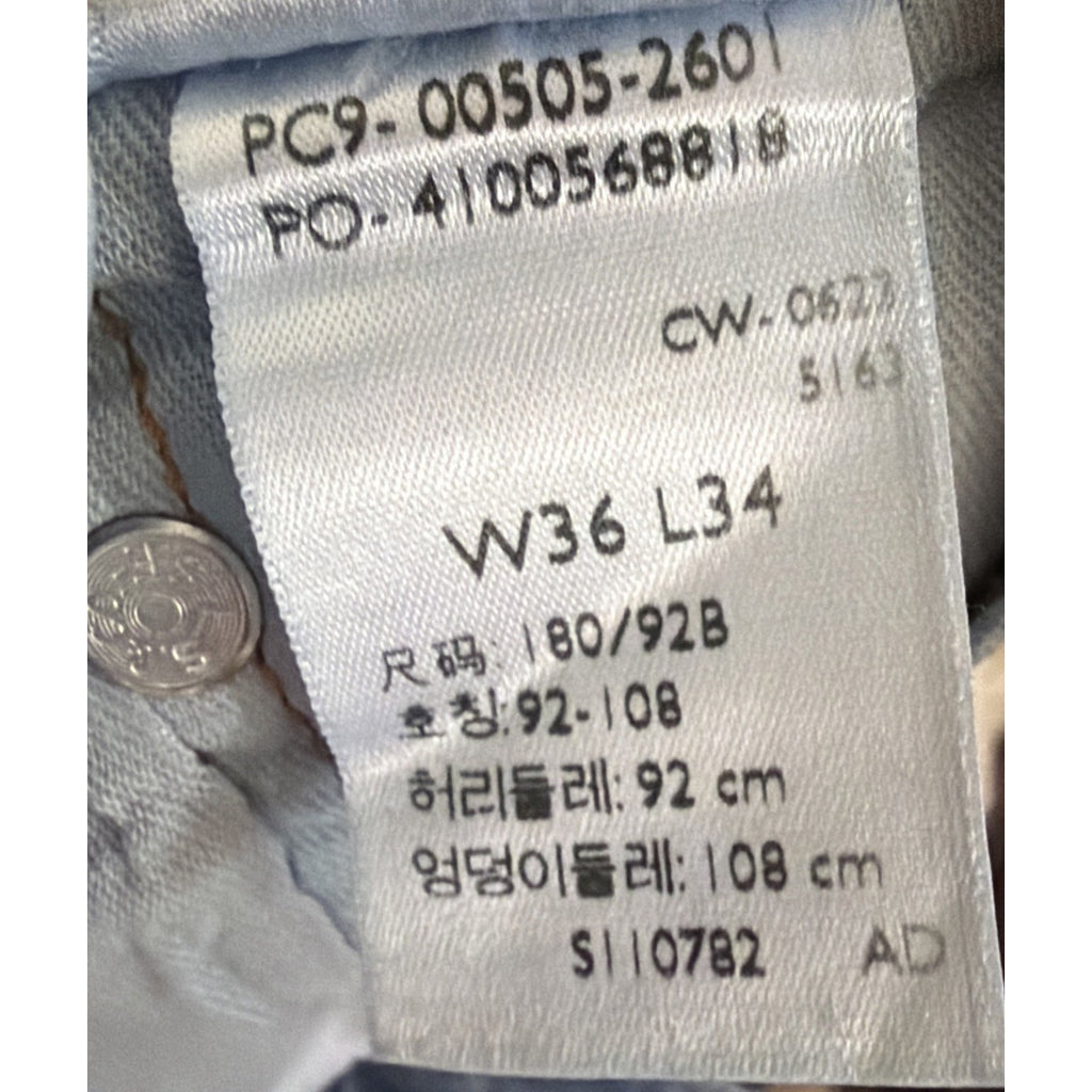 Levi's Jeans 505 Straight Leg Blue Denim Med Wash Mens Size 36x34