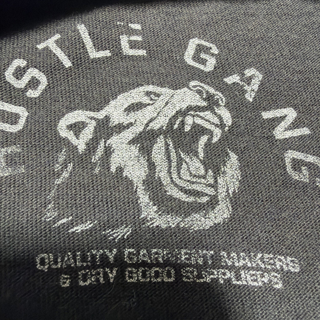 HUSTLE GANG BEATS AMONG US EST. 2003 HENDRIX GRAPHIC T-SHIRT FADED 2XL