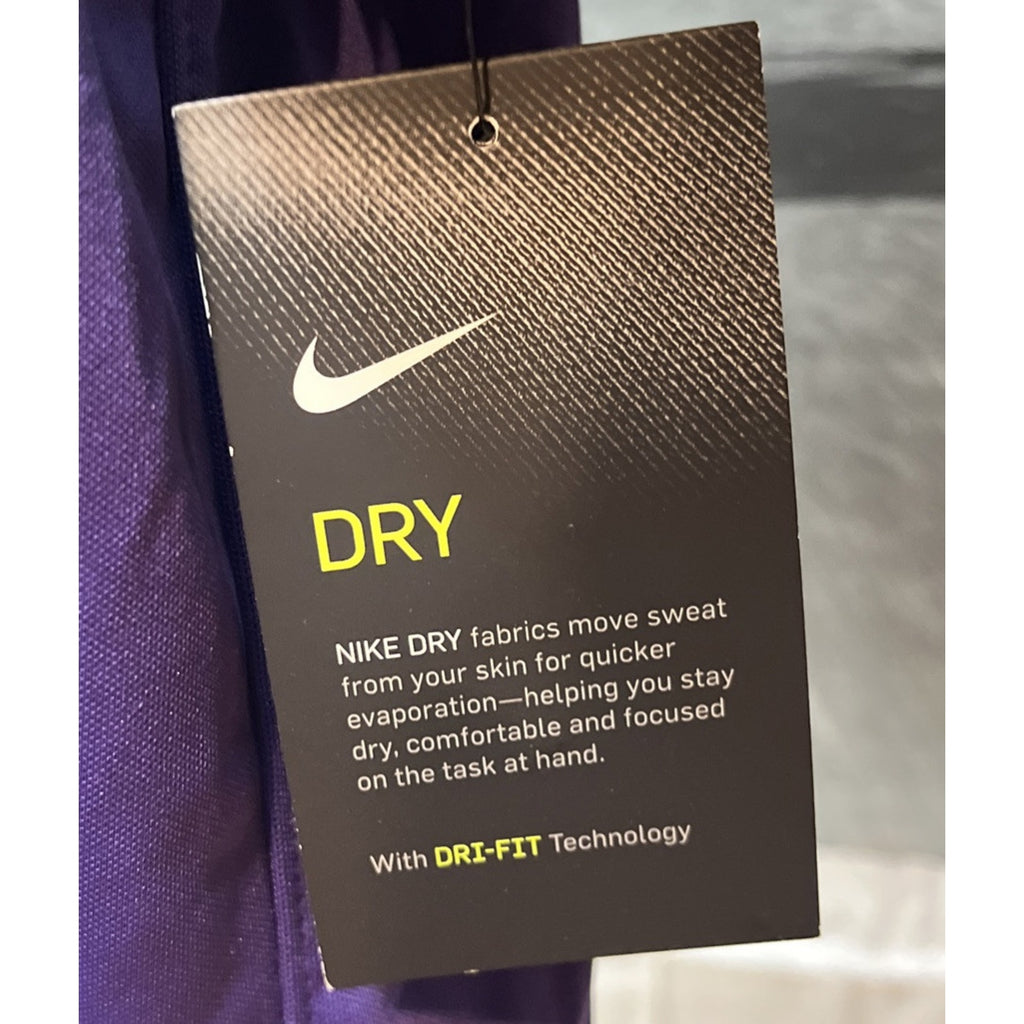 NWT WASHINGTON HUSKIES XL Purple Black NIKE Dri Fit College Football Jersey