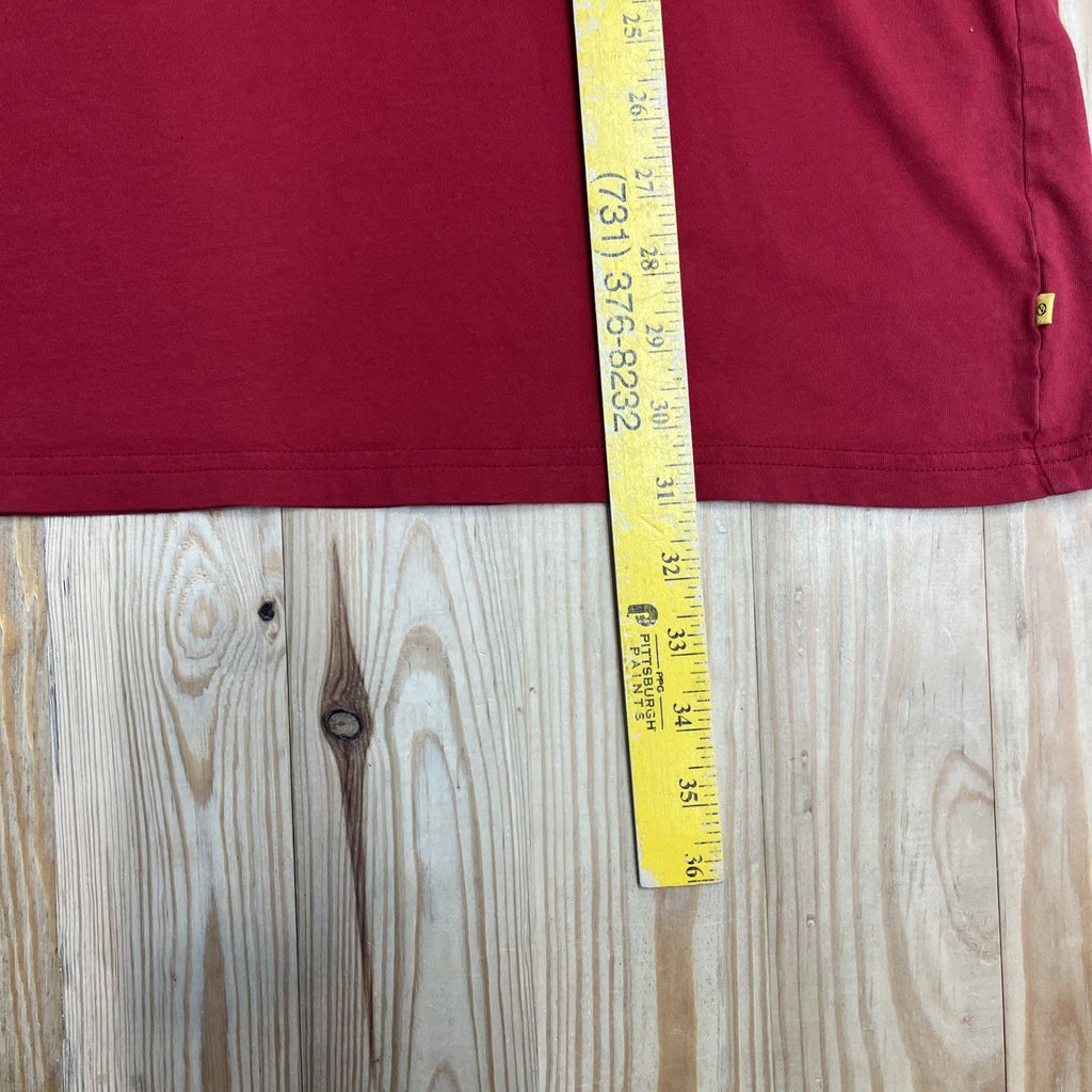 Nautica Shirt Men's XX Large Red Graphic Crew Neck Short Sleeve Stretch