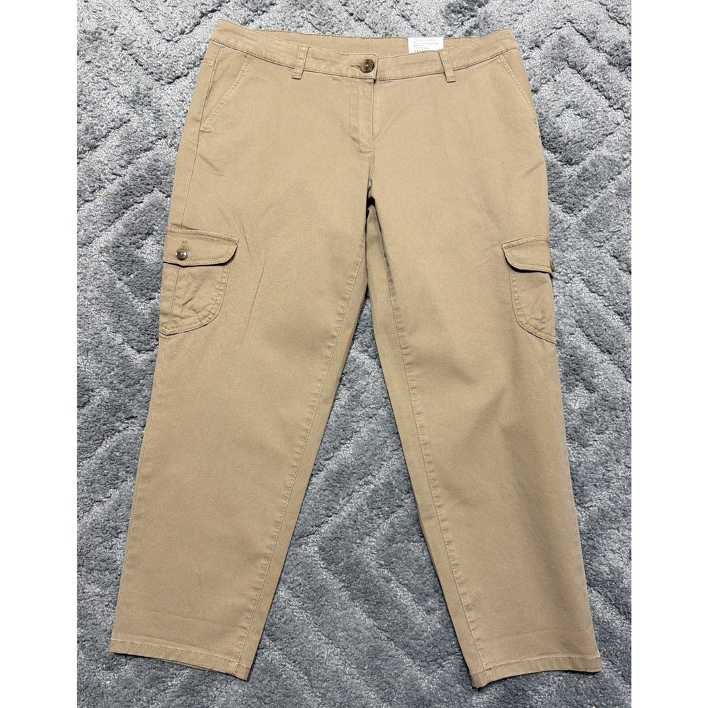 Liz Claiborne Cargo Crop Women's Size 8 Casual New 34x25