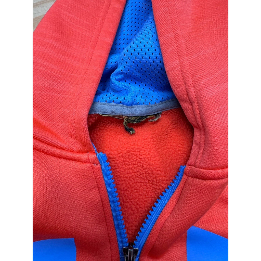 UNDER ARMOUR STORM Hoodie YLG Loose Cold Gear Tangerine Orange Sweatshirt No Tag