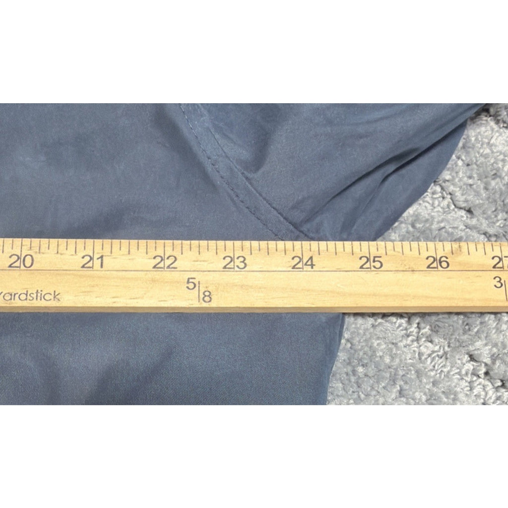 Vintage izod Bomber Jacket Blue Large Zip Vented Back Men’s Mesh Lined