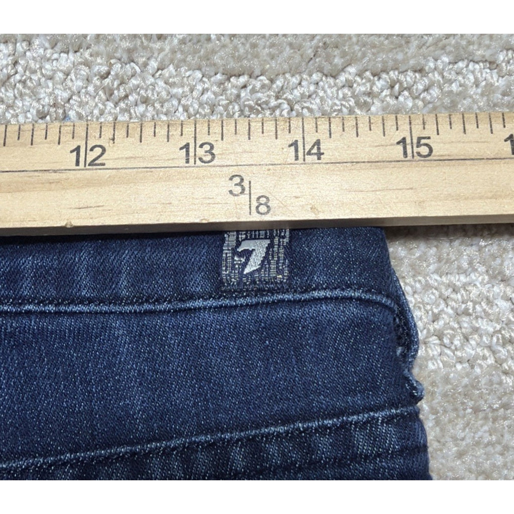 7 For All Mankind Women's Size 28 Gwenevere Skinny Jeans Dark Wash Denim Excell