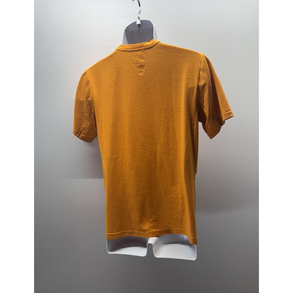 Nike Dri-fit Orange T-shirt Logo Men’s Size Small Nikebetterworld