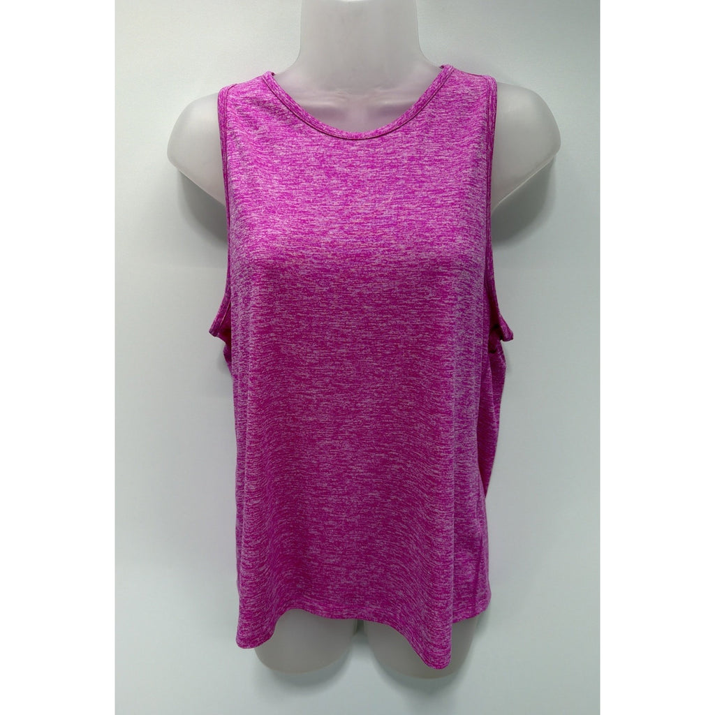 Nike Running Tank Top Women's Medium Pink Dri Fit Heather Lightweight Training
