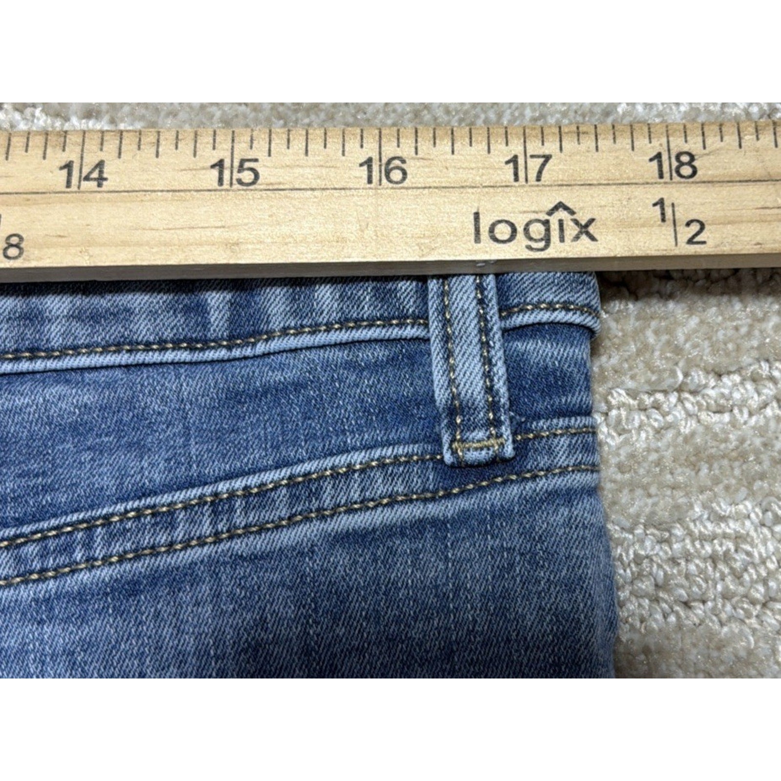 Lauren Conrad High Rise Jeans Skinny Ankle Size Button Fly Raw Hem