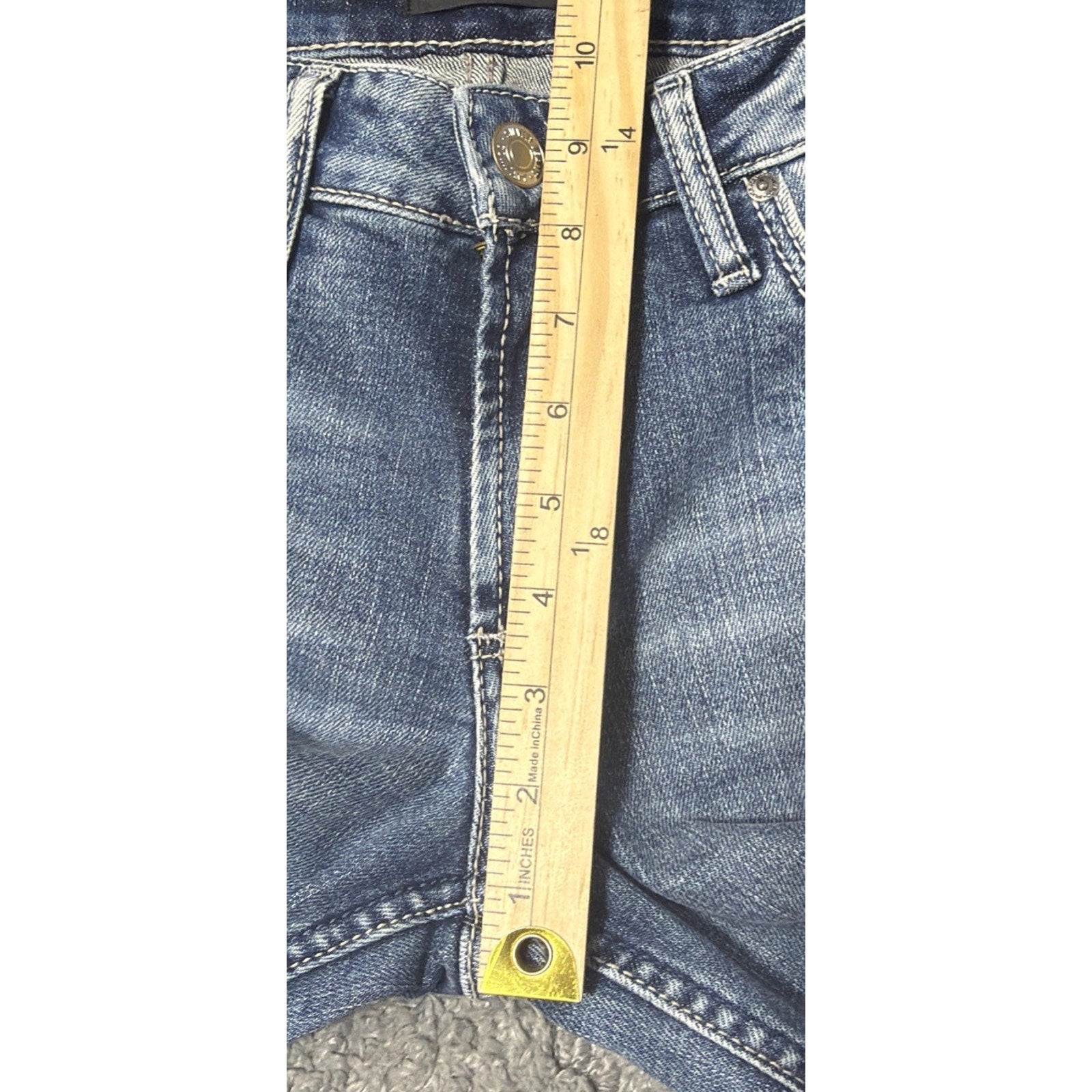 Silver Boyfriend Jeans Women's 26x29 stretch blue Denim mid rise