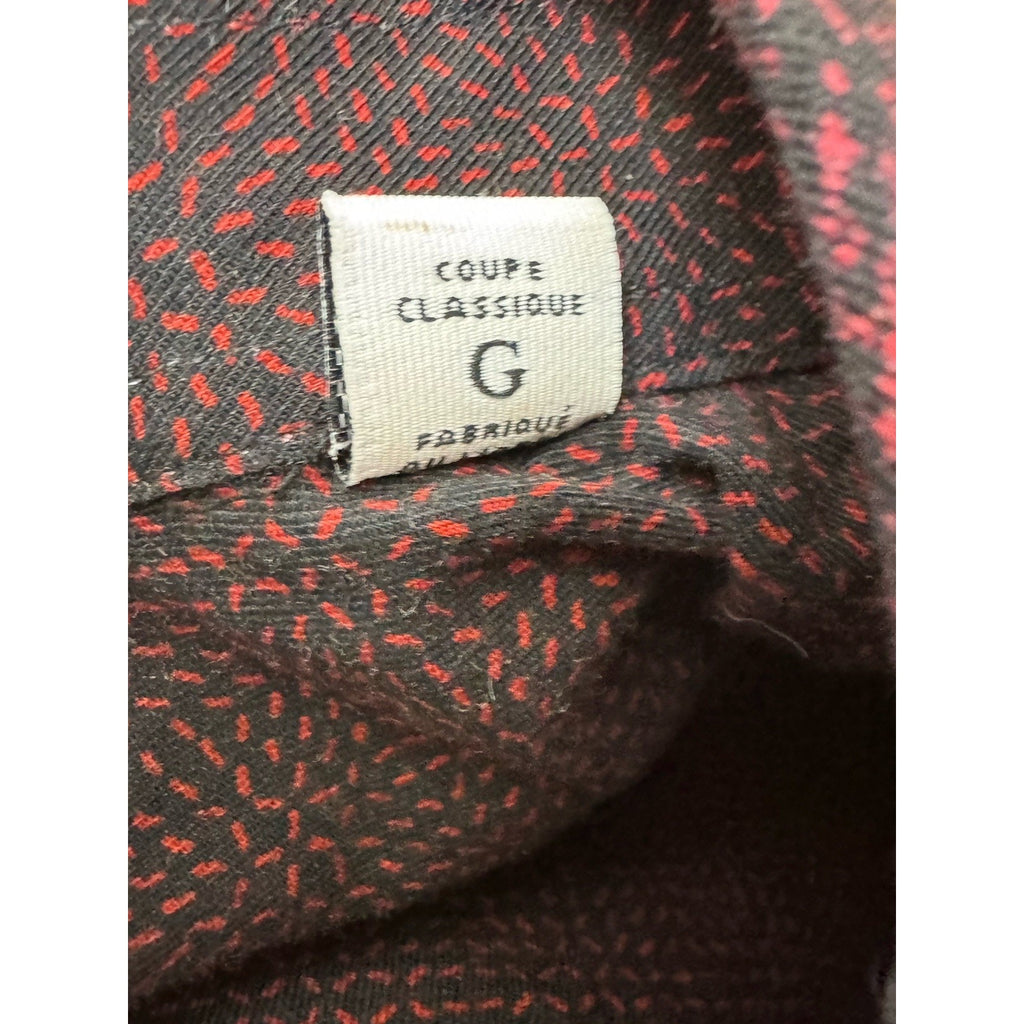 ROBERT GRAHAM Mens SHIRT L CLASSIC FIT Long Sleeves BUTTON FRONT Ruby Diamond