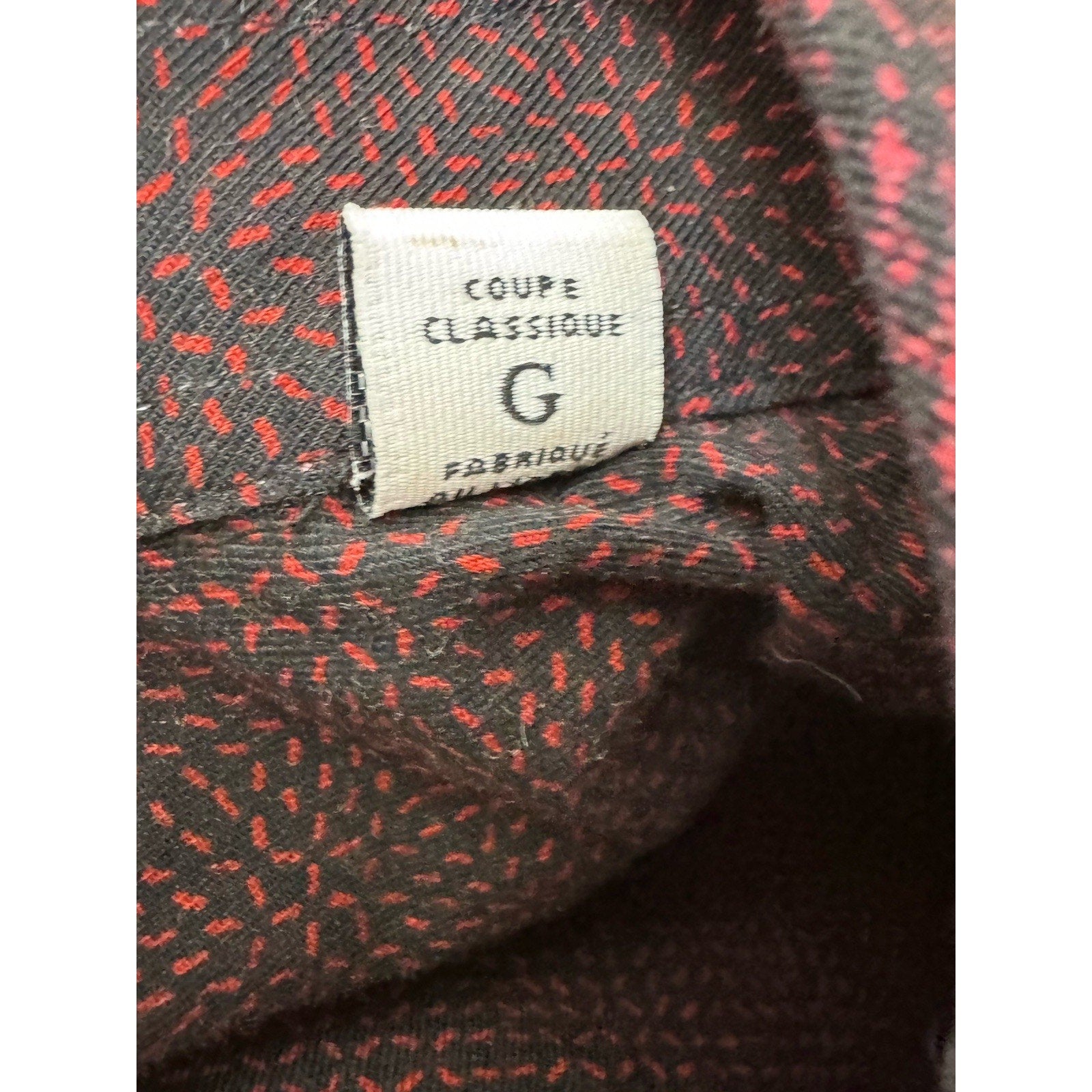 ROBERT GRAHAM Mens SHIRT L CLASSIC FIT Long Sleeves BUTTON FRONT Ruby Diamond