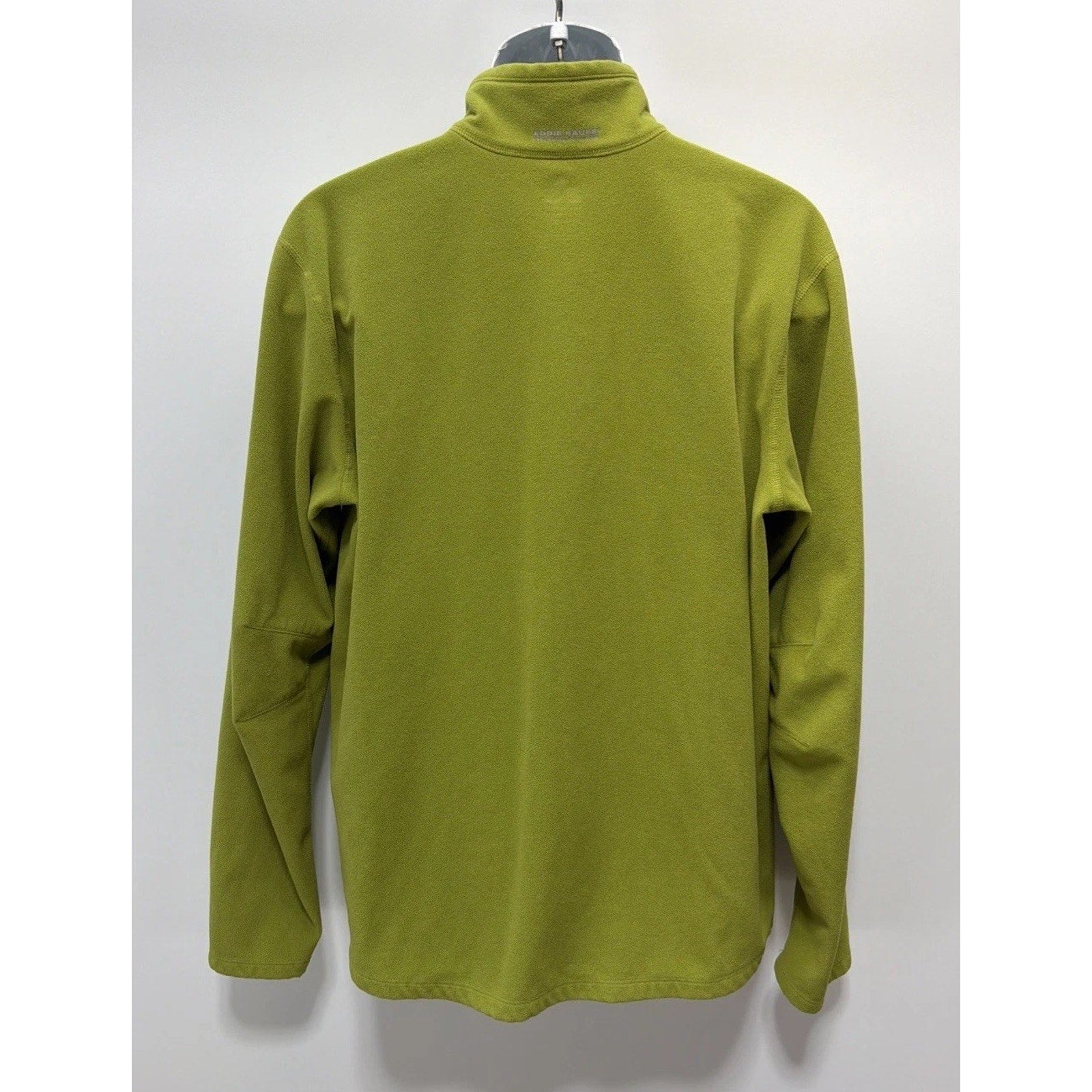 Eddie Bauer First Ascent Sweater Adult XL Green Micro Fleece 1/4 Zip Pockets