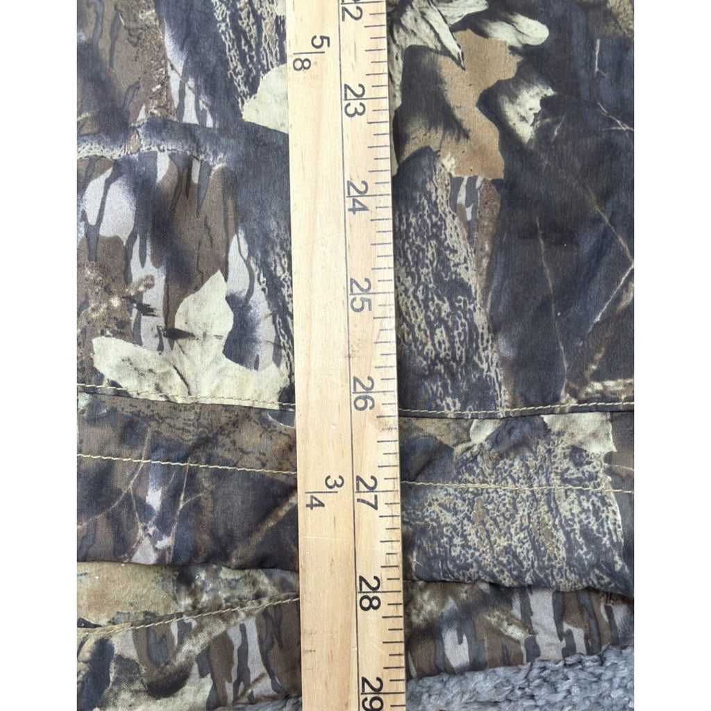 VTG Columbia Men’s Hooded Break-Up PVC Rain Coat Mossy Oak Camo • Medium