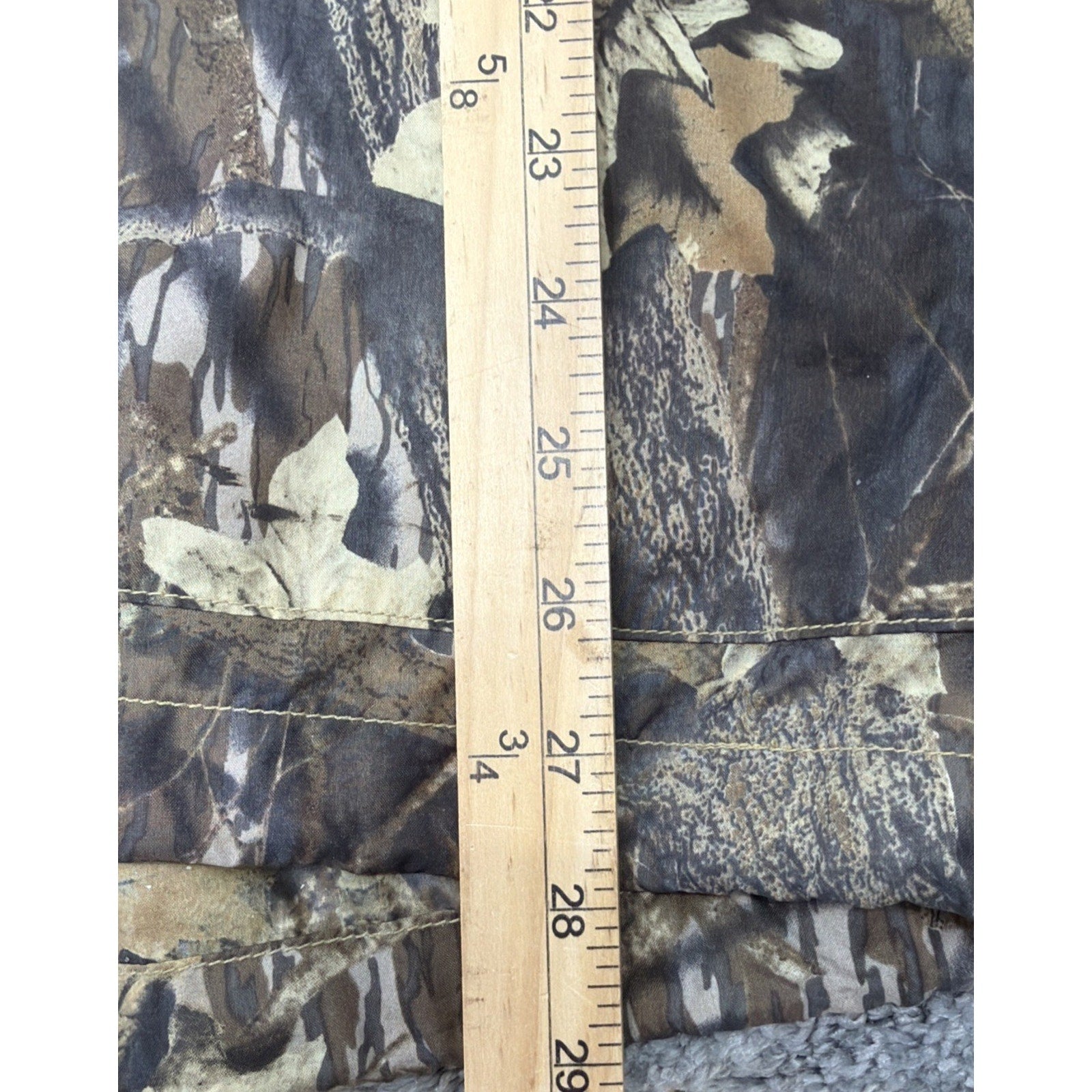 VTG Columbia Men’s Hooded Break-Up PVC Rain Coat Mossy Oak Camo • Medium