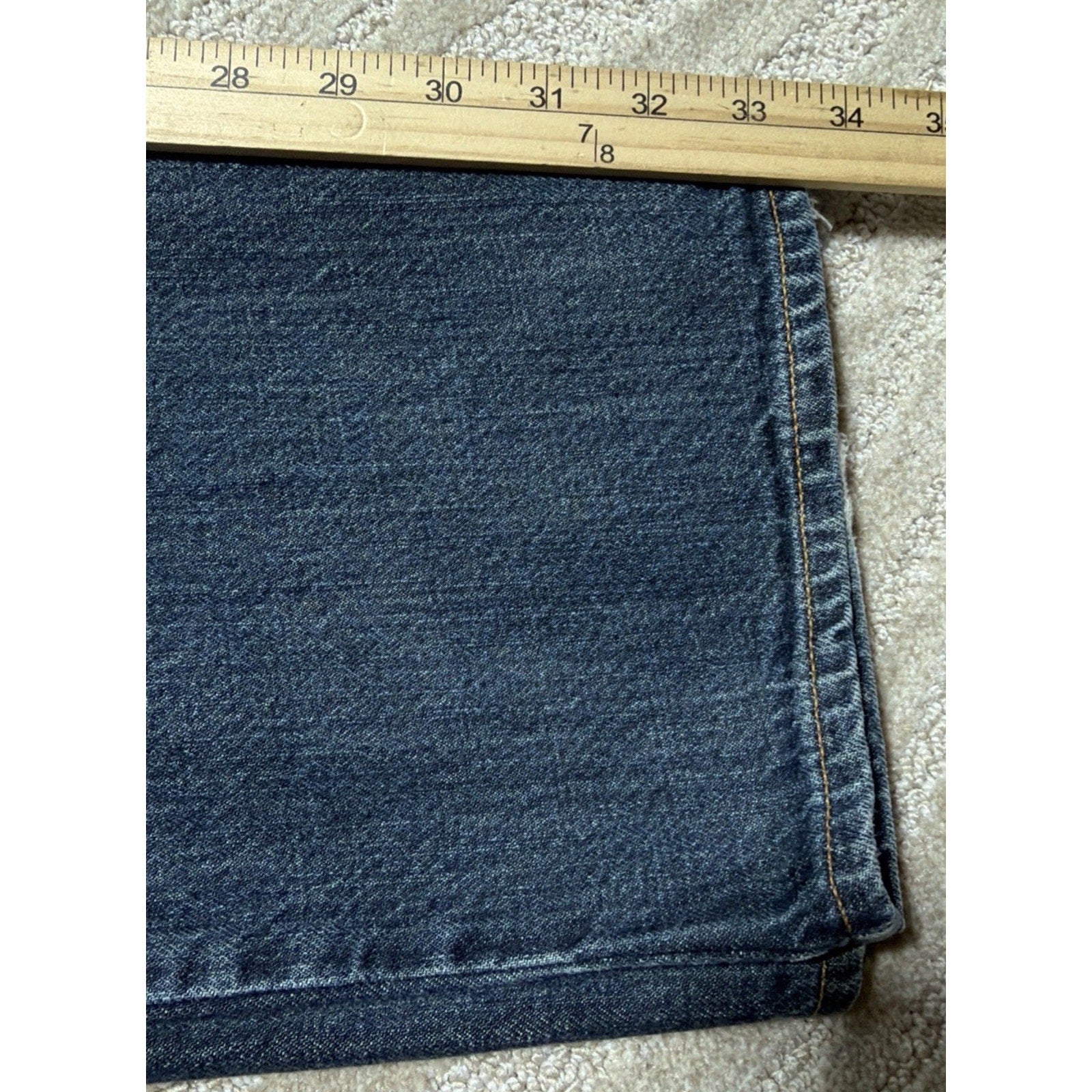 Levis 539 Vintage Straight Jeans Mens 32x34 100% Organic Cotton White Tab Y2K
