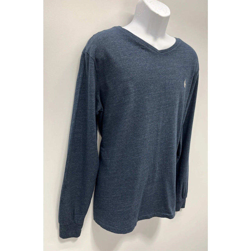 Polo Ralph Lauren Men’s Classic V-Neck Long Sleeve Cotton Shirt Size L