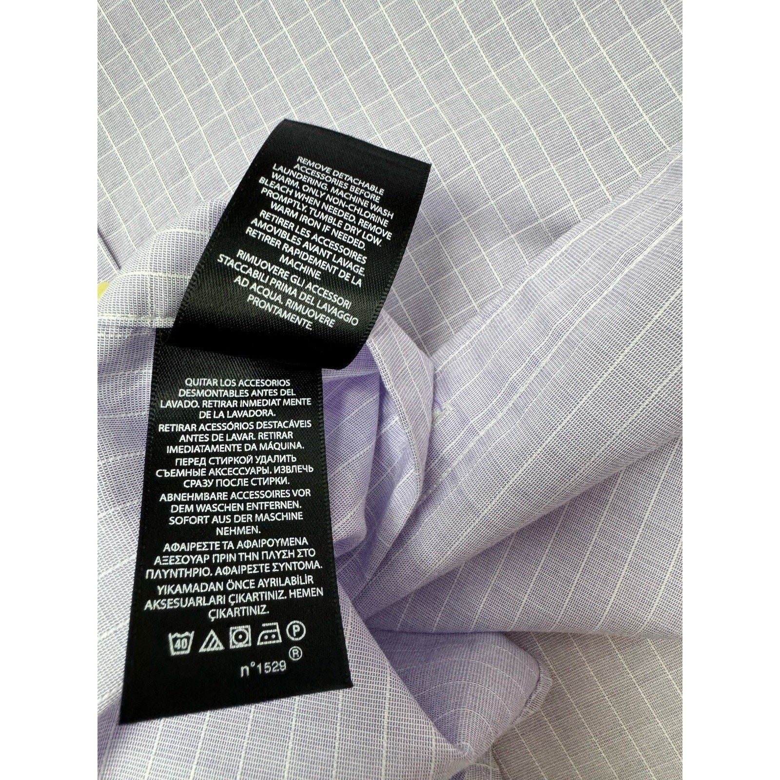 Polo Ralph Lauren Slim Fit Purple Button Down Shirt Size 15 32/33