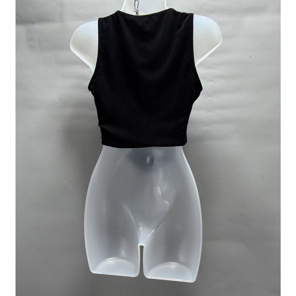 Forever 21 Velvet Bustier Crop Tank Stretch Size Small NWT